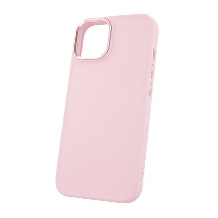 Apple iPhone 16 Pro Silicon Satin Hátlap - Rózsaszín