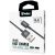 INKAX CK-61 Lightning 1M Adatkábel - Fekete