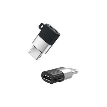 XO NB149A Micro USB/USB Type-C  Adapter - Fekete