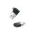 XO NB149A Micro USB/USB Type-C Adapter - Fekete