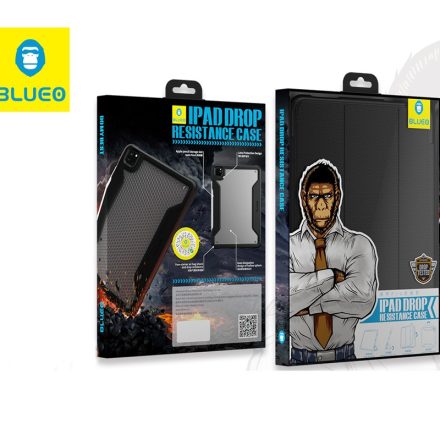 Apple iPad 12.9'' 2020 Blueo Military Könyvtok - Fekete