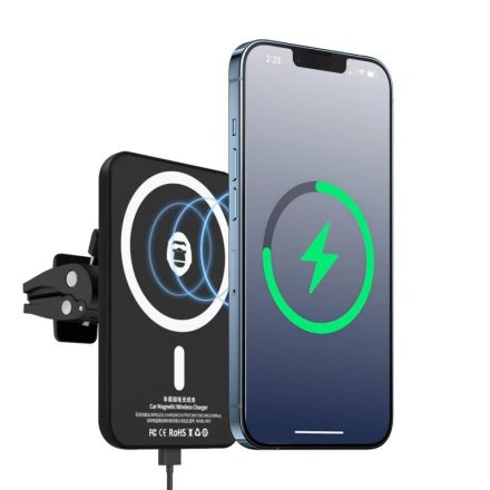 Type Gorilla Car Magnetic MagSafe Autós Töltő és Mágneses Tartó - Fekete