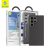Samsung S24 Plus Blueo Synthetic Leather Hátlap - Fekete