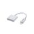 Devia EH017 Lightning/Lightning Audió és Töltő Adapter - Fehér