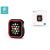 Apple iWatch 4/5/6/SE Devia Dazzle TPU Tok - Fekete/Piros