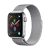 Apple iWatch Devia Elegant Milanese 38/40/41mm Óraszíj - Silver