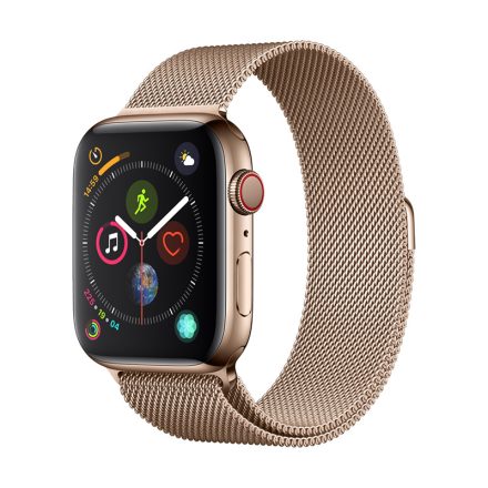 Apple iWatch Devia Elegant Milanese 42/44/45mm Óraszíj - Gold