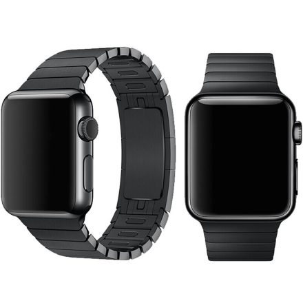 Apple iWatch Devia Elegant Link Bracelet 42/44/45mm Óraszíj - Space Black