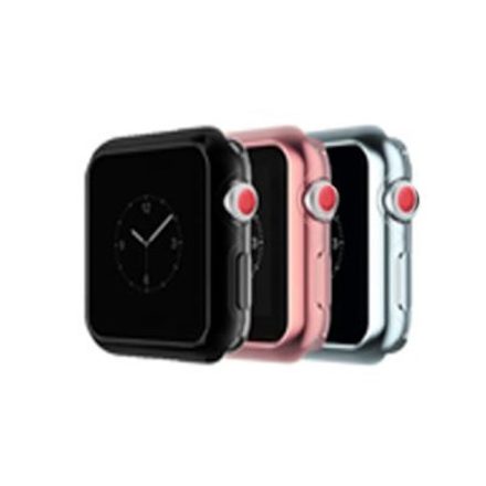 Apple iWatch 4/5/6/SE Devia Gold Plate V2 TPU Tok 40 mm - Ezüst
