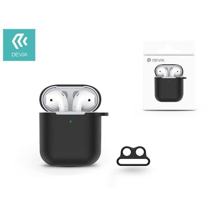 Devia Naked Airpods Szilikon Tok - Fekete