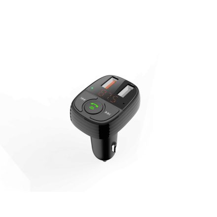 DEVIA EA133 Smart QC 3.0 20W FM Transmitter - Fekete