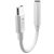 Devia EC608 USB Type-C Audió és Töltő Adapter - Fehér