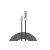 DEVIA EC417 Mars Zinc Aloy 2.1A Lightning 1.5M Adatkábel - Fekete