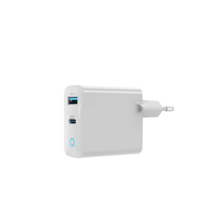 Devia GaN-006D S Extreme Speed 65W GaN Hálózati Töltőfej - Fehér