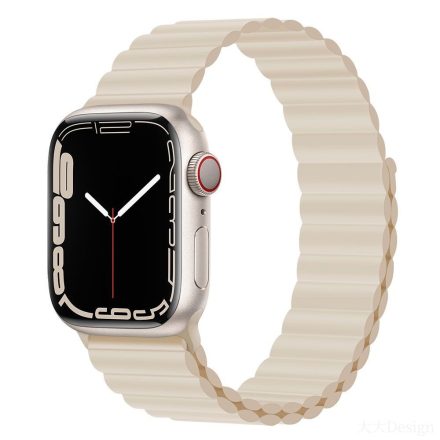 Apple iWatch Devia Delux Sport 3 Silicone Magnet 38/40/41mm Óraszíj - Starlight