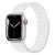 Apple iWatch Devia Delux Sport 3 Silicone Magnet 42/44/45mm Óraszíj - White