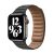 Apple iWatch Devia Elegant Leather Two-Tone 42/44/45mm Óraszíj - Black
