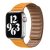 Apple iWatch Devia Elegant Leather Two-Tone 42/44/45mm Óraszíj - California Poppy