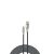 DEVIA EC316 Bubble Fish Zinc Aloy 2.4A USB Type-C 1M Adatkábel - Fekete