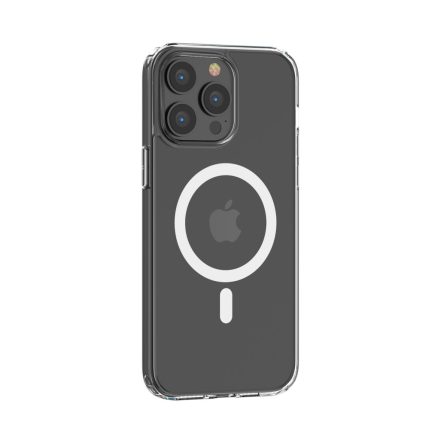 Apple iPhone 14 Plus Devia Pure Magsafe Shockproof Hátlap - Átlátszó