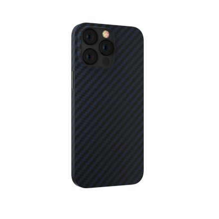 Apple iPhone 14 Plus Devia Carbon Fiber Magsafe Ultra Slim Hátlap - Kék