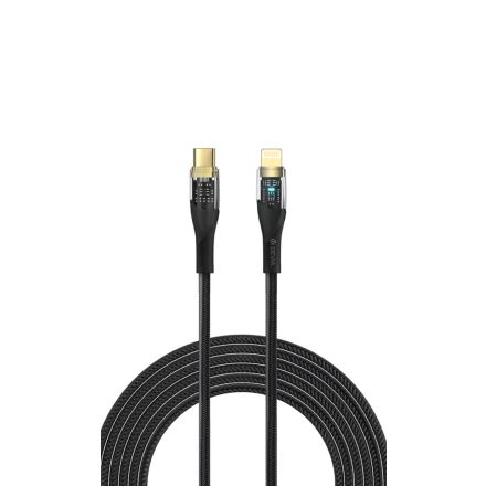 DEVIA EC429 Star PD 20W Lightning 1M Adatkábel - Fekete