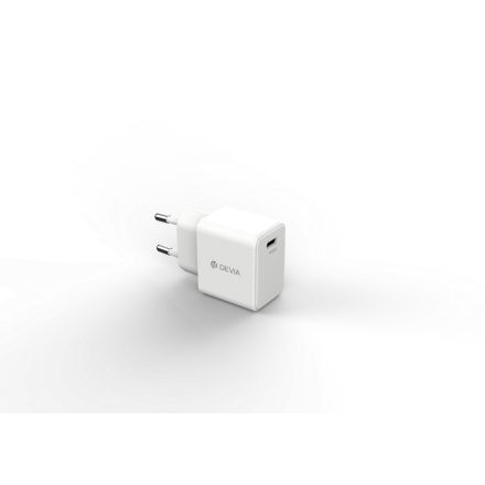 Devia EA457 GRS PD 20W GaN Hálózati Töltőfej - Fehér