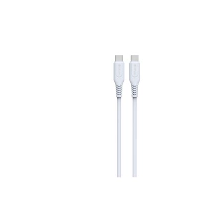 DEVIA EC636 GRS PD 60W USB Type-C 1M Adatkábel - Fehér