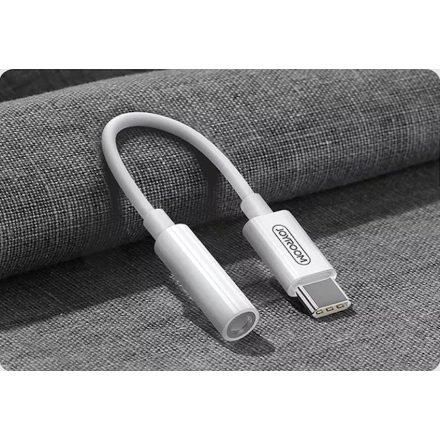 JOYROOM SH-C1 Ben 3.5 Jack/USB Type-C Audió Adapter - Fehér