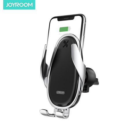 JOYROOM JR-ZS199 15W Wireless Autós Töltő és Infra Automata Tartó - Ezüst
