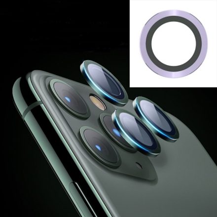Apple iPhone 11 Joyroom JR-PF096 3D Fém Kameravédő Üvegfólia - Lila
