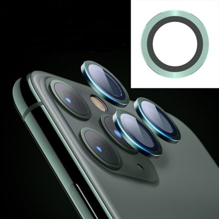 Apple iPhone 11 Joyroom JR-PF096 3D Fém Kameravédő Üvegfólia - Zöld