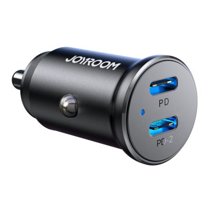 Joyroom JR-CCN06 Mini 30W Autós Töltőfej - Fekete