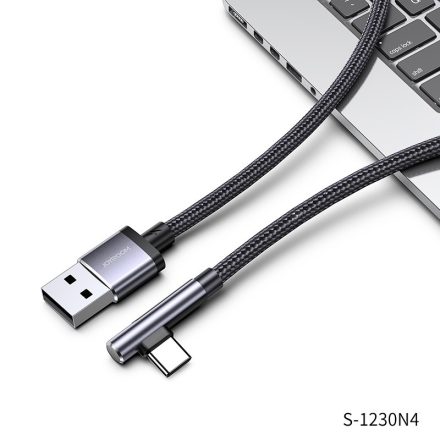 Joyroom S-1230N4 Gaming 3A Lightning 1.2M Adatkábel - Sötétzöld