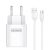 Joyroom L-M226 2.4A 2xUSB Hálózati Töltőfej + 1m Micro USB Töltőkábel - Fehér