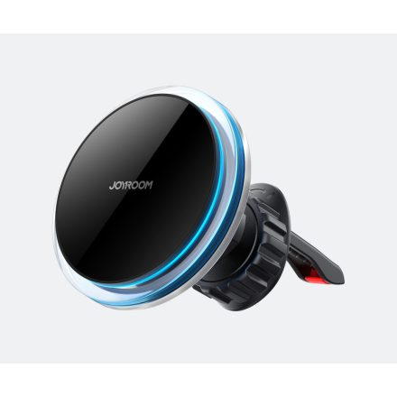 JOYROOM JR-ZS291 Magnetic Air Vent Led MagSafe Autós Töltő és Mágneses Tartó - Fekete