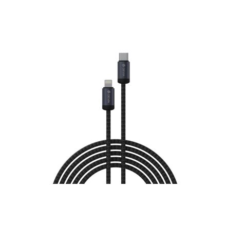 DEVIA EC645 Gracious PD 27W USB Type-C 1M Adatkábel - Fekete