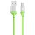 Joyroom JR-S318 Fast Data USB Type-C 3M Adatkábel - Zöld/Ezüst