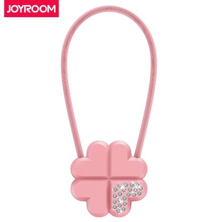 Joyroom S-L125 Lucky Clover Micro USB 0.2M Adatkábel - Rózsaszín