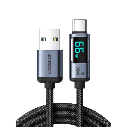 Joyroom S-AC066A16 USB Type-C 66W 1.2M Digitális Adatkábel - Fekete