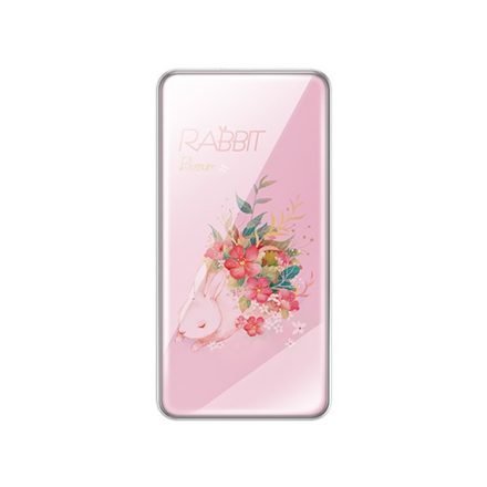 Joyroom PT-D02 PT Glass Type 8000 mAh Powerbank - Pink Rabbit