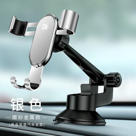 JOYROOM/Huldra HL-ZS015 Gravity Car Holder Autóstartó - Ezüst