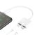 JOYROOM S-M403 Ben 2X Lightning Audió és Töltő Adapter - Fehér