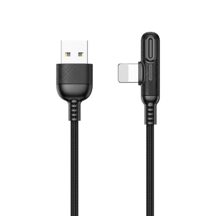 Joyroom S-M392 Lightning 1.2M Led Adatkábel - Fekete