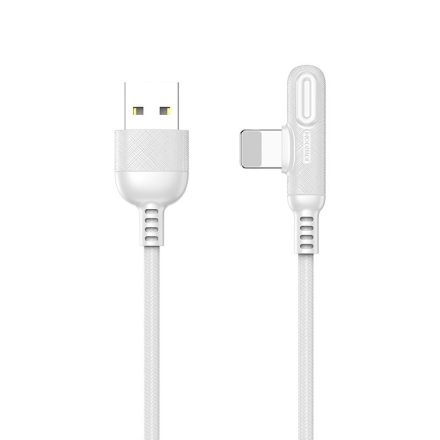 Joyroom S-M392 USB Type-C 1.2M Led Adatkábel - Fehér