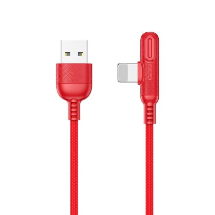 Joyroom S-M392 USB Type-C 1.2M Led Adatkábel - Piros