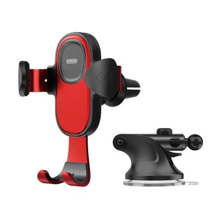 JOYROOM JR-ZS193 Dawn Gravity 2in1 Autós Tartó - Piros