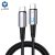 Lito LD10 Metal Data PD 60W USB Type-C 1M Adatkábel - Fekete