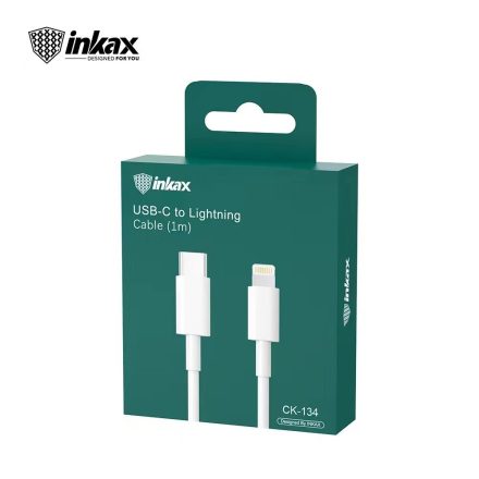 INKAX CK-134 2.1A PD 1M Adatkábel - Fehér