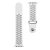 Apple iWatch TACTICAL 174 Double Silicone 42/44/45mm Óraszíj - Fehér/Fekete